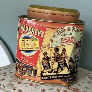 𝅺1995 Hershey’s Vintage Tin Box Collectible